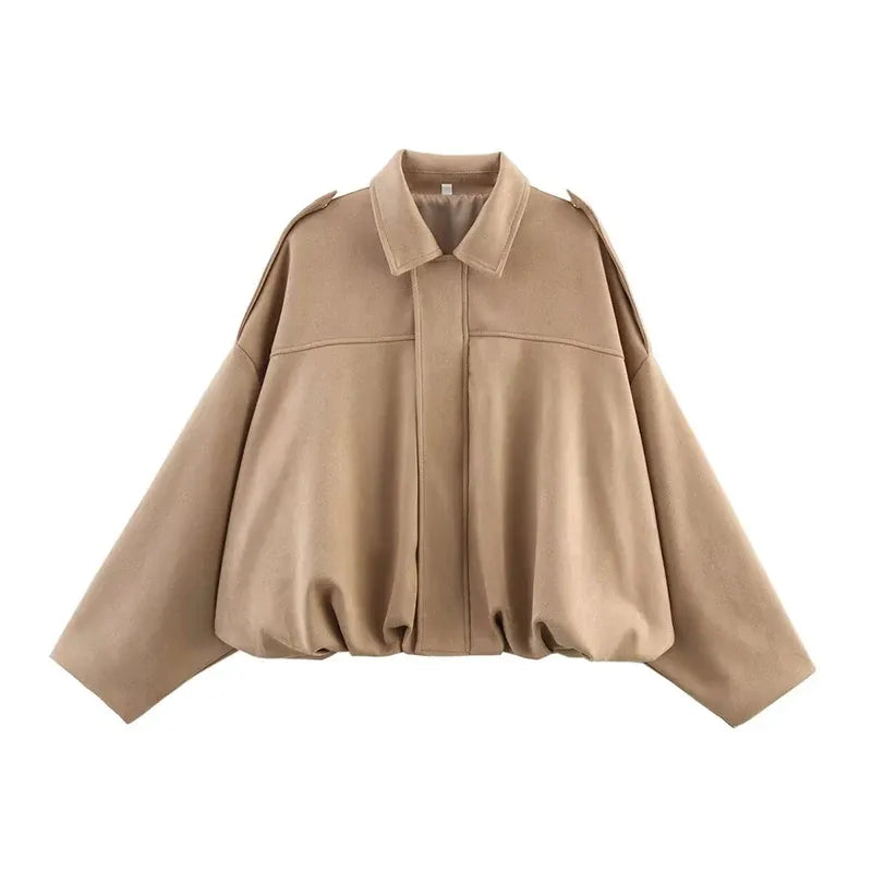 Veste bomber effet suédé | Style vintage et confort automnal