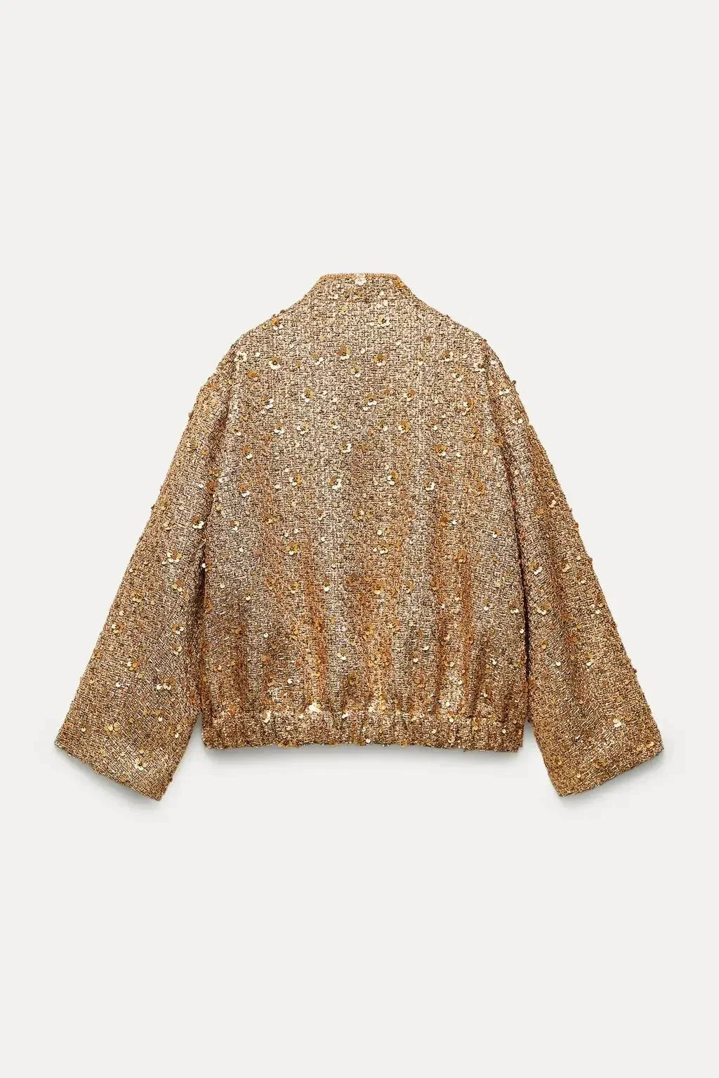 Veste bomber à sequins | Look chic et scintillant