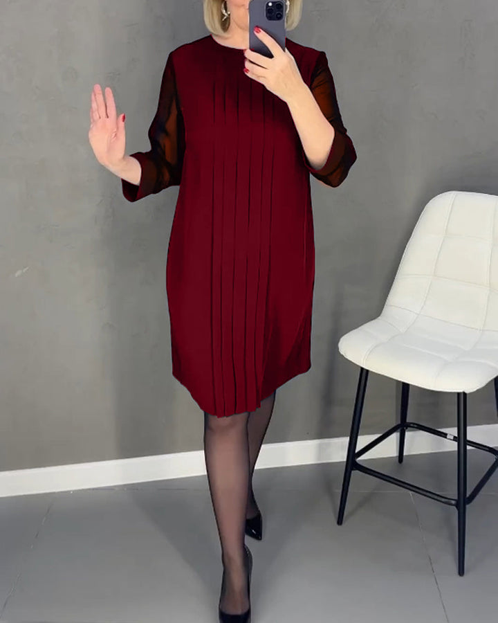 Robe plissée élégante | Chic et intemporelle