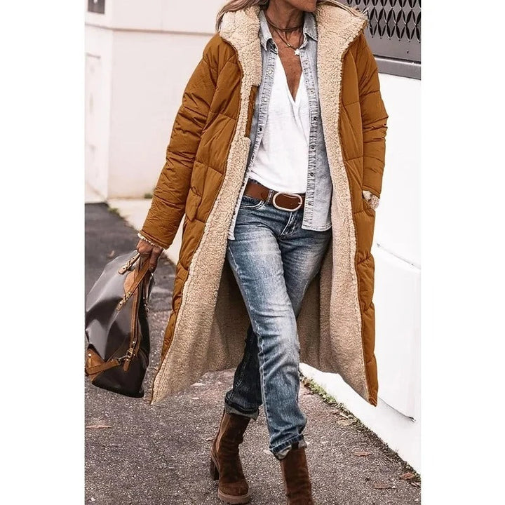 Manteau long doublé | Parfait pour l'hiver