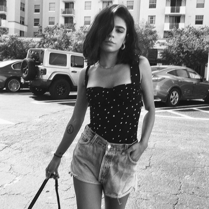 Top à pois féminin | Look estival et tendance