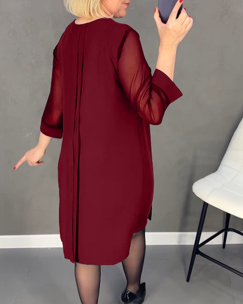 Robe plissée élégante | Chic et intemporelle