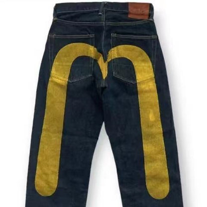 Jean baggy imprimé coloré | Look streetwear tendance