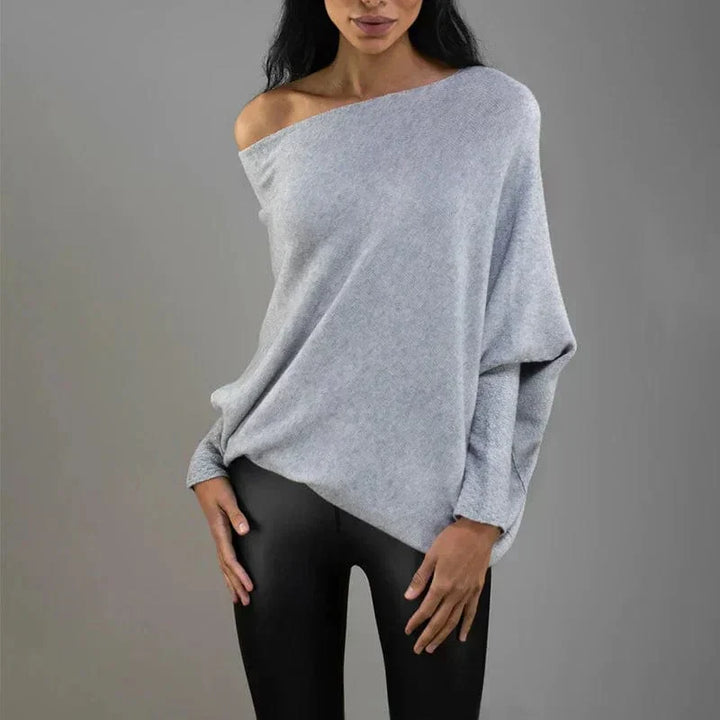 Pull ample à col bateau | Confort ultime pour les journées cocooning
