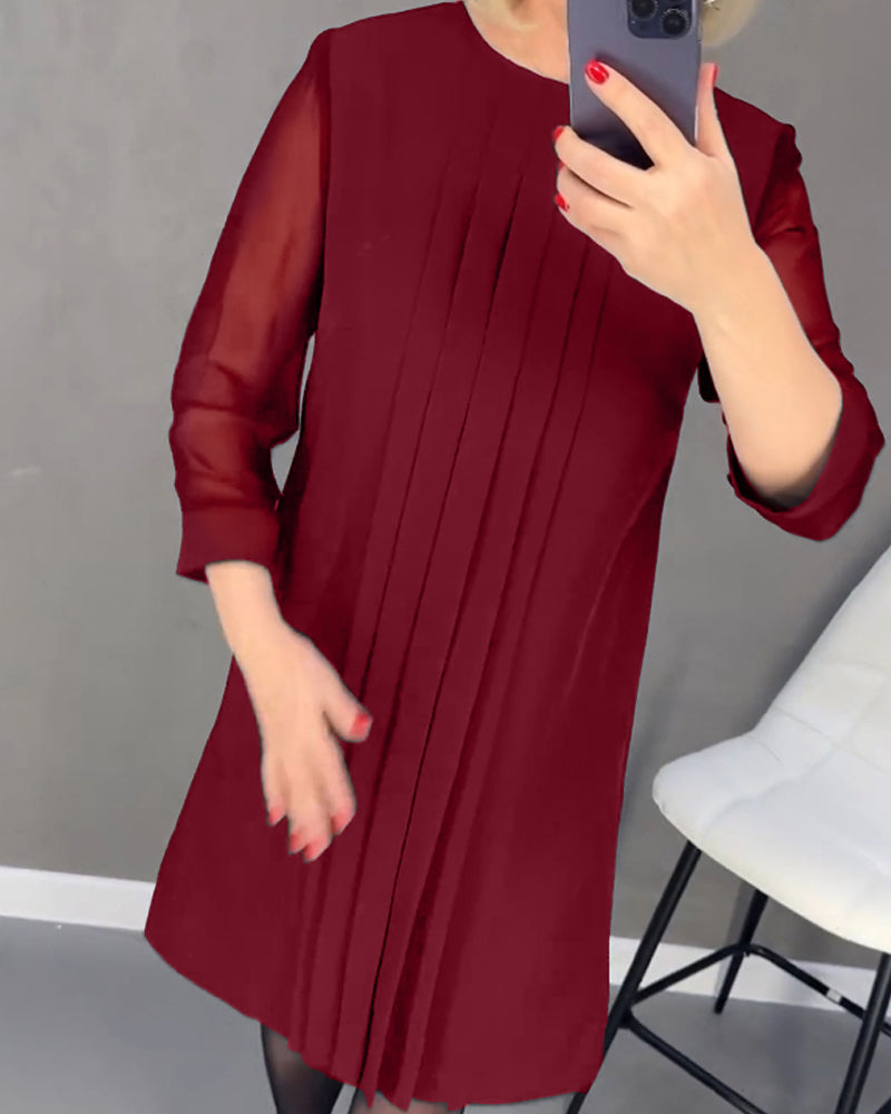 Robe plissée élégante | Chic et intemporelle