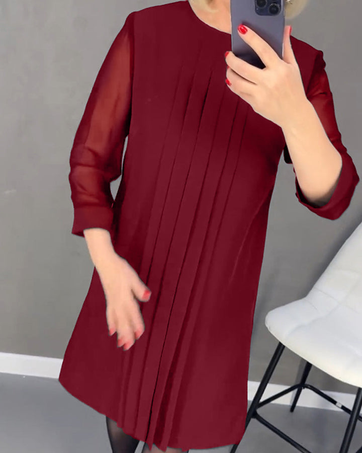 Robe plissée élégante | Chic et intemporelle