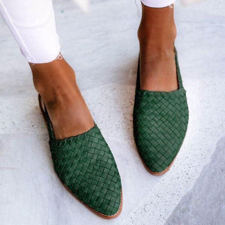 Chaussures tressées slingback | Élégance estivale