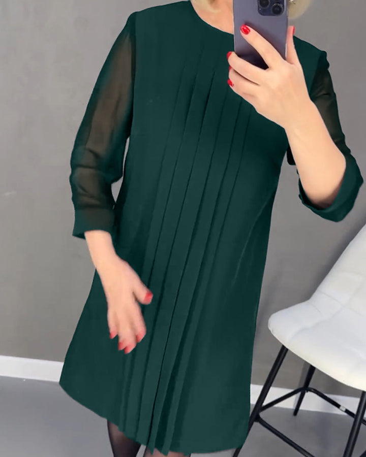 Robe plissée élégante | Chic et intemporelle