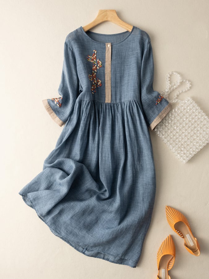 Robe midi ample | Élégance décontractée