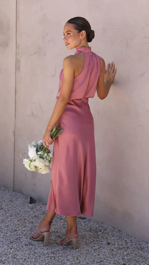 Robe Longue Élégante | Brillance Douce et Chic