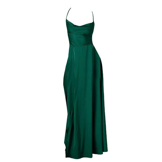 Robe longue sans manches | Élégance estivale pour occasions spéciales