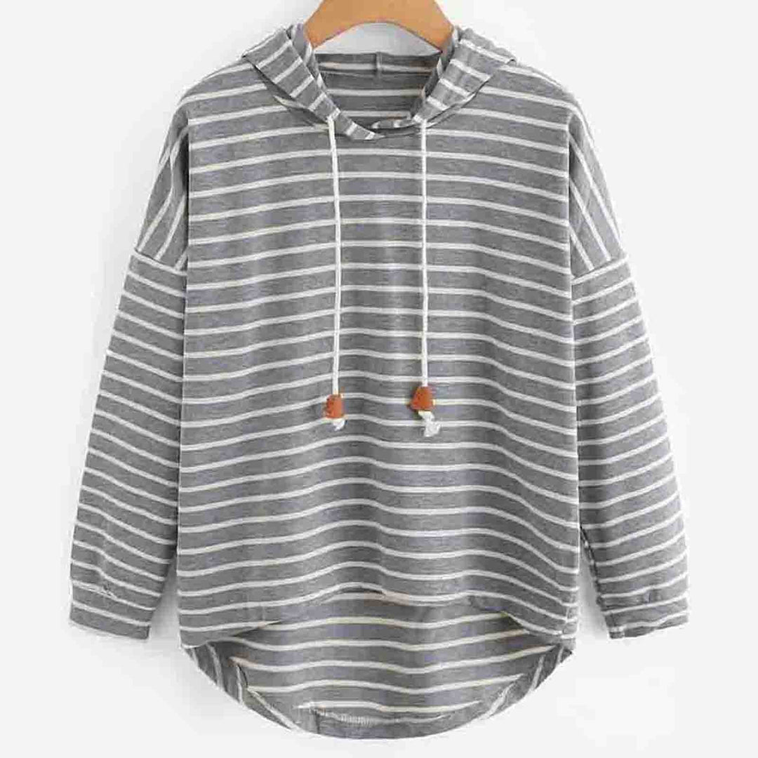 Sweat à capuche rayé | Style décontracté au quotidien