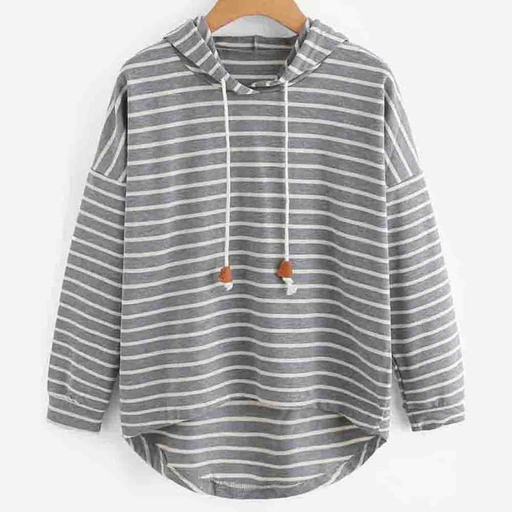 Sweat à capuche rayé | Style décontracté au quotidien