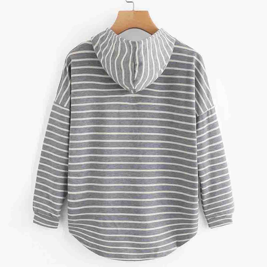 Sweat à capuche rayé | Style décontracté au quotidien