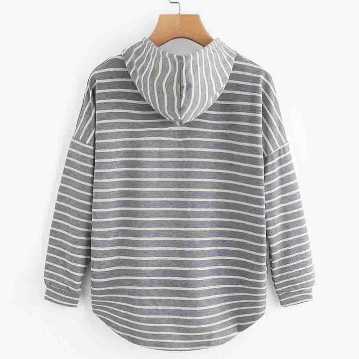 Sweat à capuche rayé | Style décontracté au quotidien
