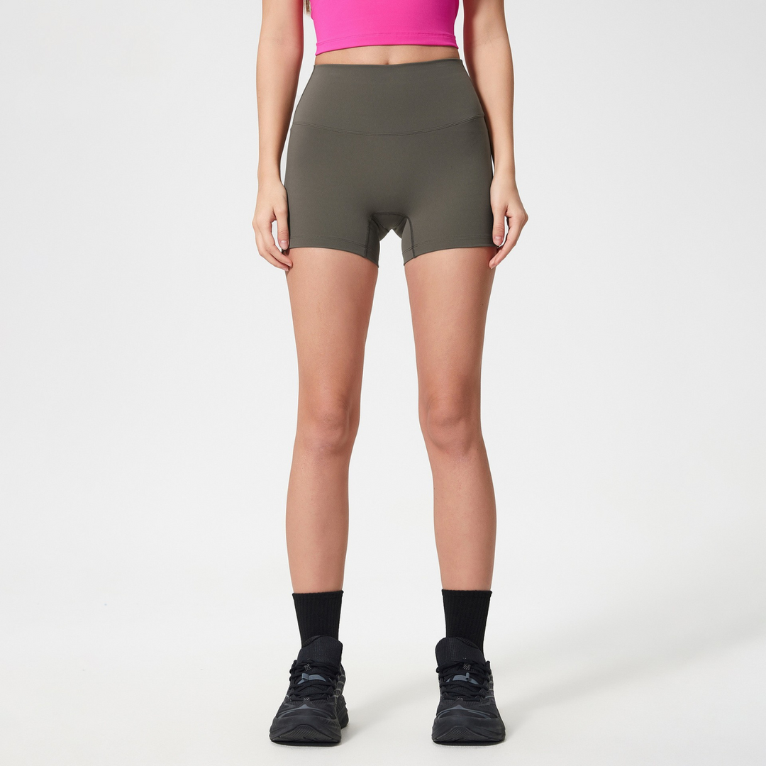 Short de sport femme taille haute | Confort sculptant & look galbant