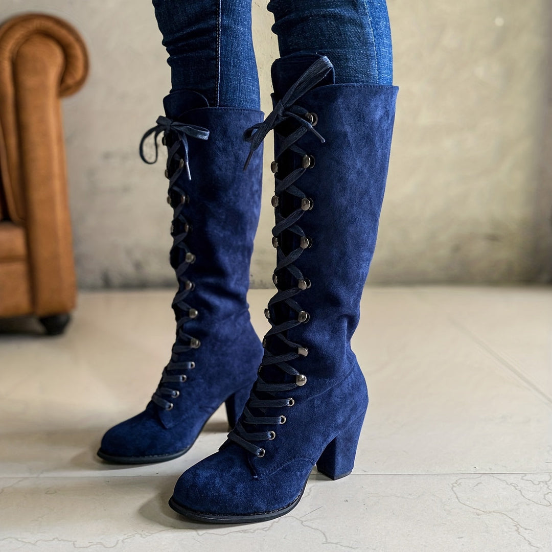 Bottes hautes à lacets | Style audacieux