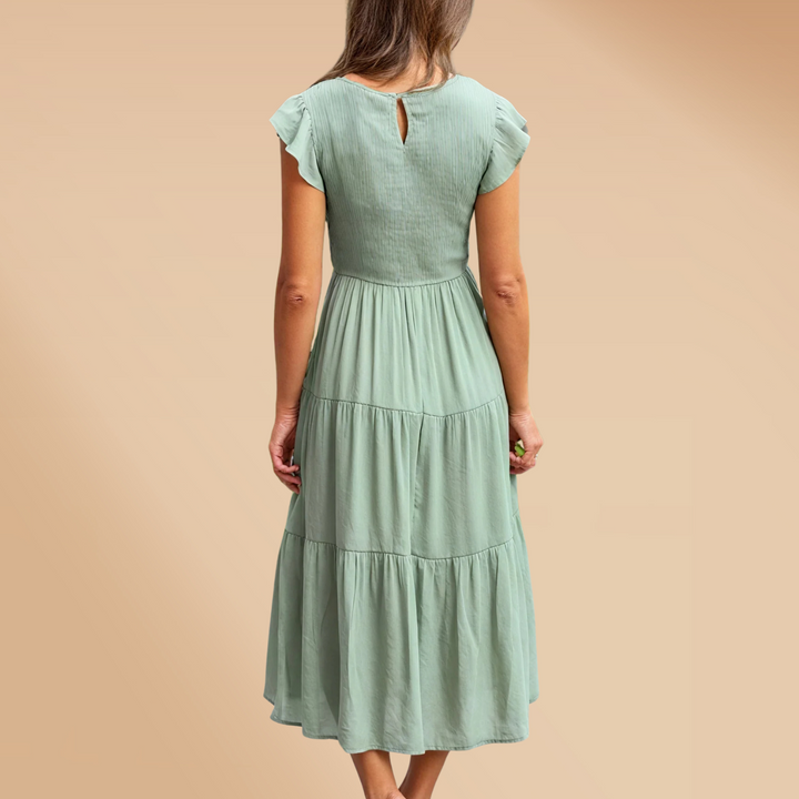 Robe longue fluide | Parfaite pour l'été
