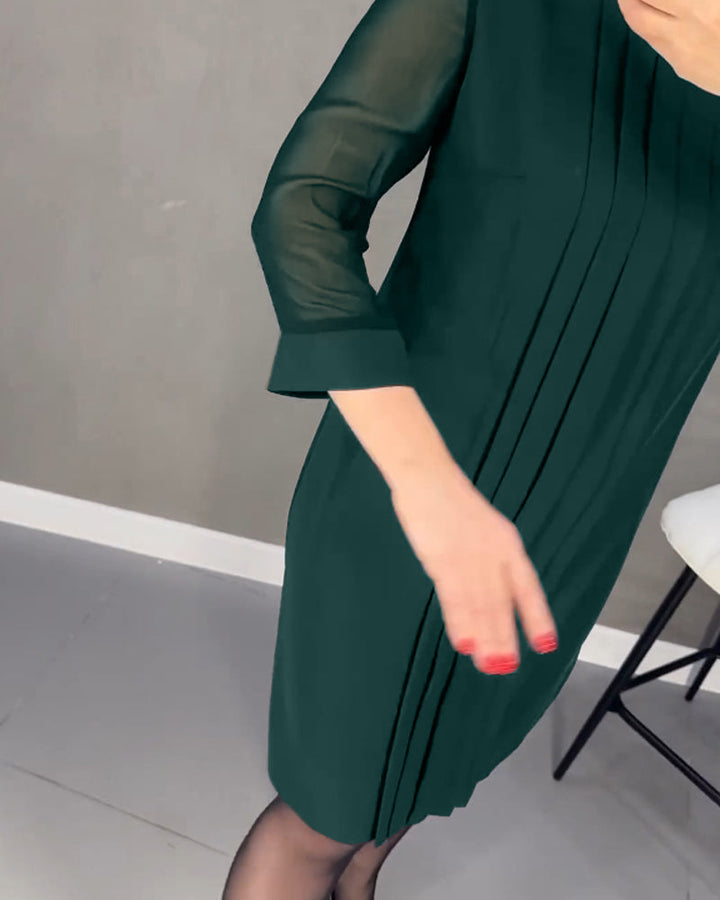 Robe plissée élégante | Chic et intemporelle