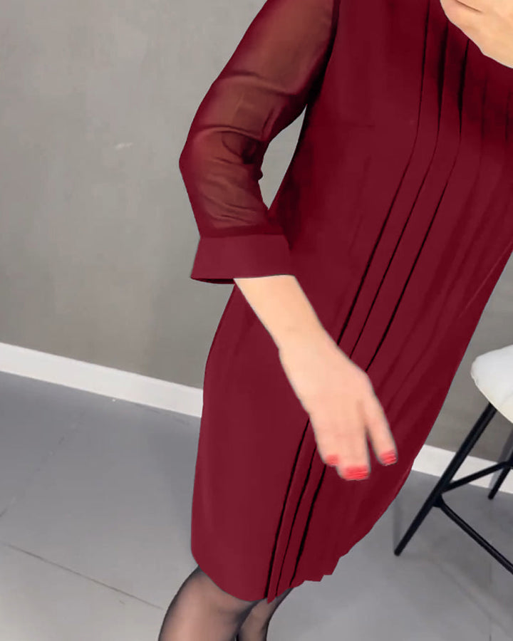 Robe plissée élégante | Chic et intemporelle