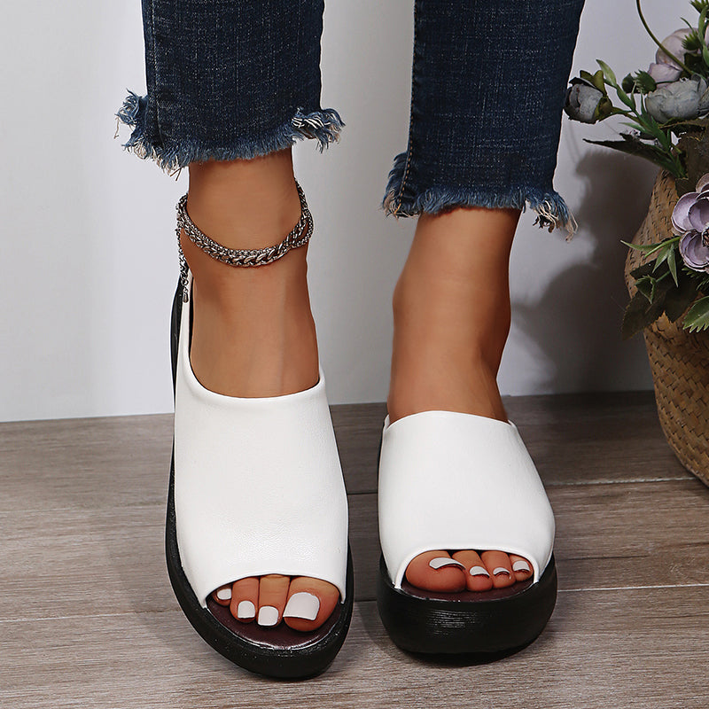 Mules compensées | Confort et style décontracté