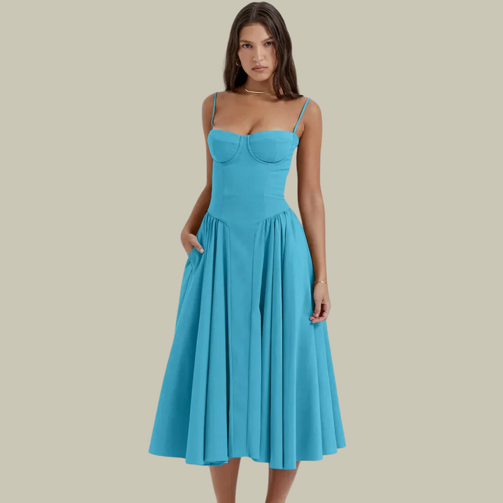 Robe corset sans manches | Élégance féminine et allure chic parfaite pour soirées et occasions spéciales