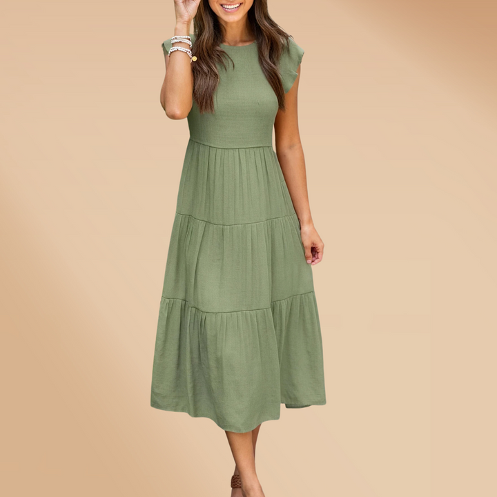 Robe longue fluide | Parfaite pour l'été