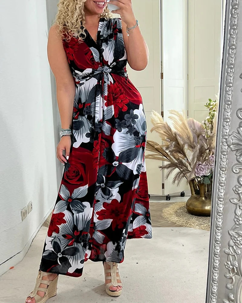 Robe longue fleurie | Élégance légère pour les beaux jours