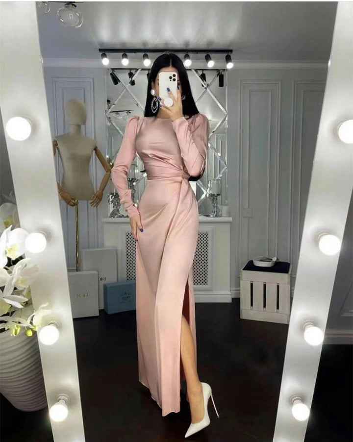 Robe longue femme | Élégance moderne pour soirée