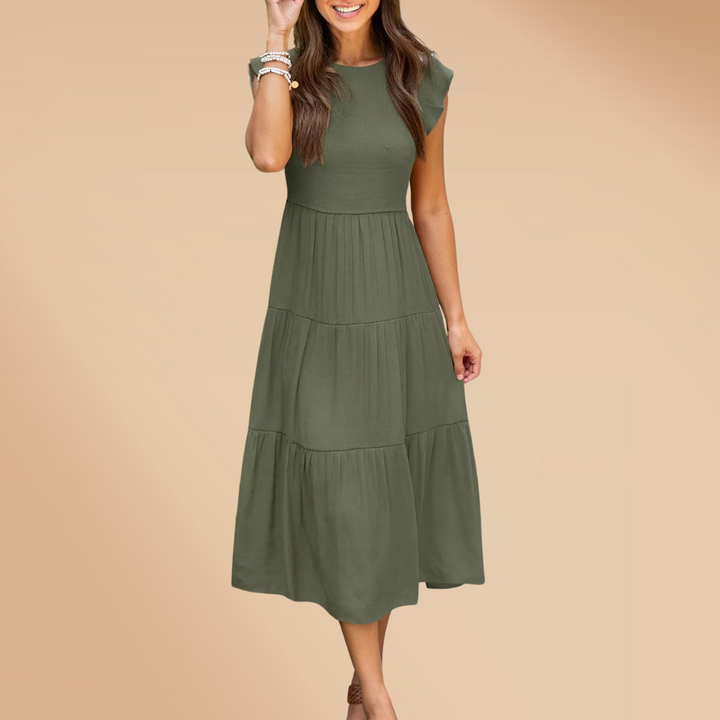 Robe longue fluide | Parfaite pour l'été