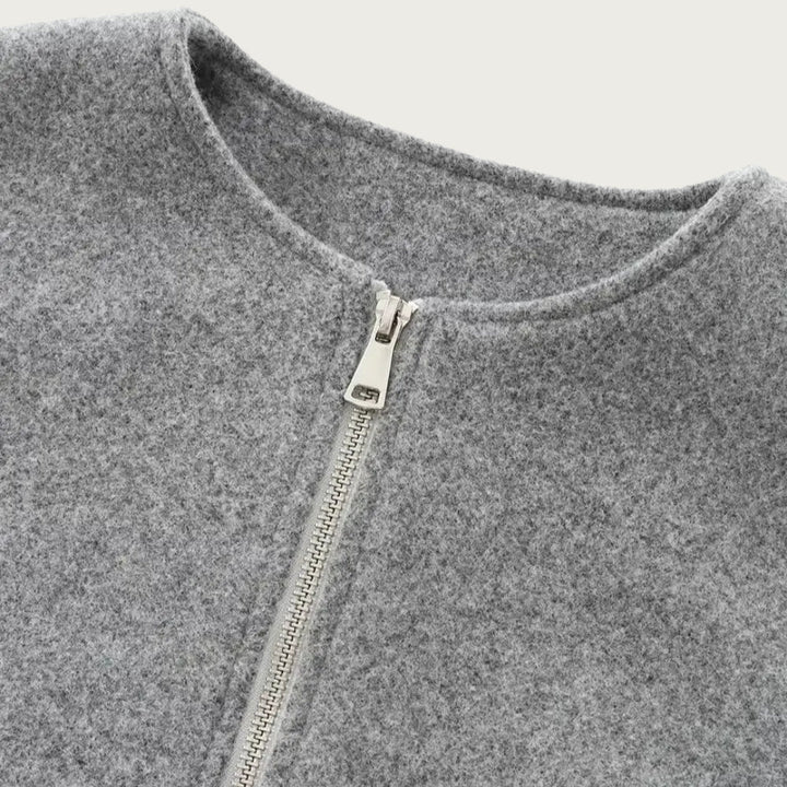 Veste courte zippée | Élégance de mi-saison