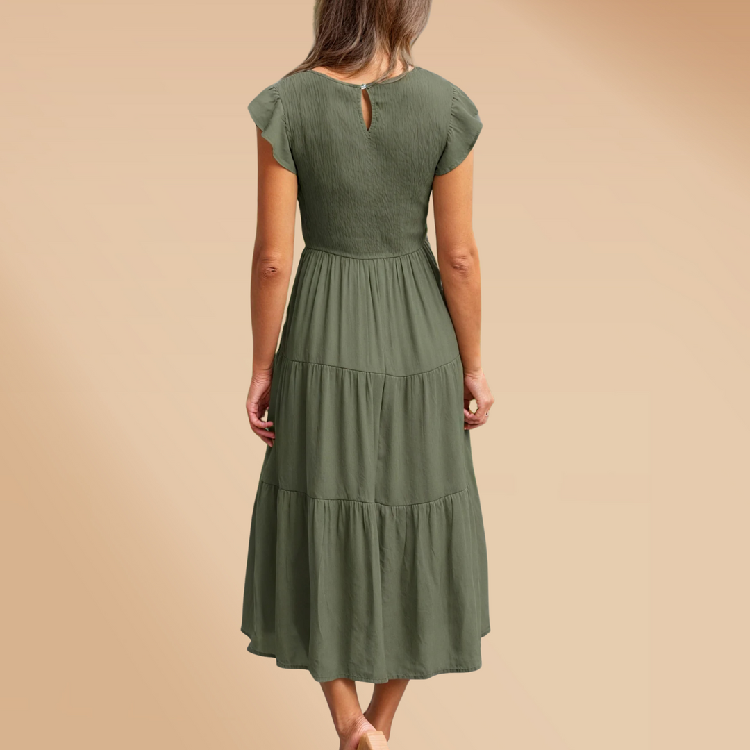 Robe longue fluide | Parfaite pour l'été