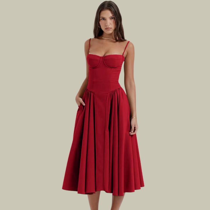 Robe corset sans manches | Élégance féminine et allure chic parfaite pour soirées et occasions spéciales