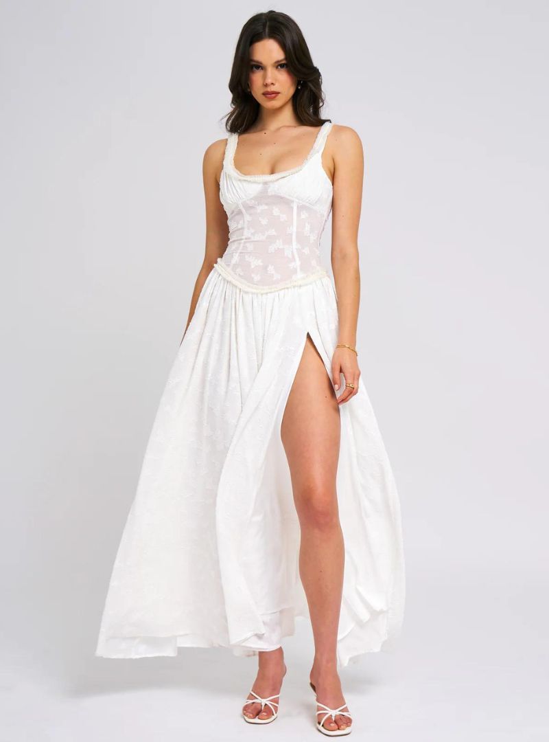 Robe longue bustier femme | Élégance estivale