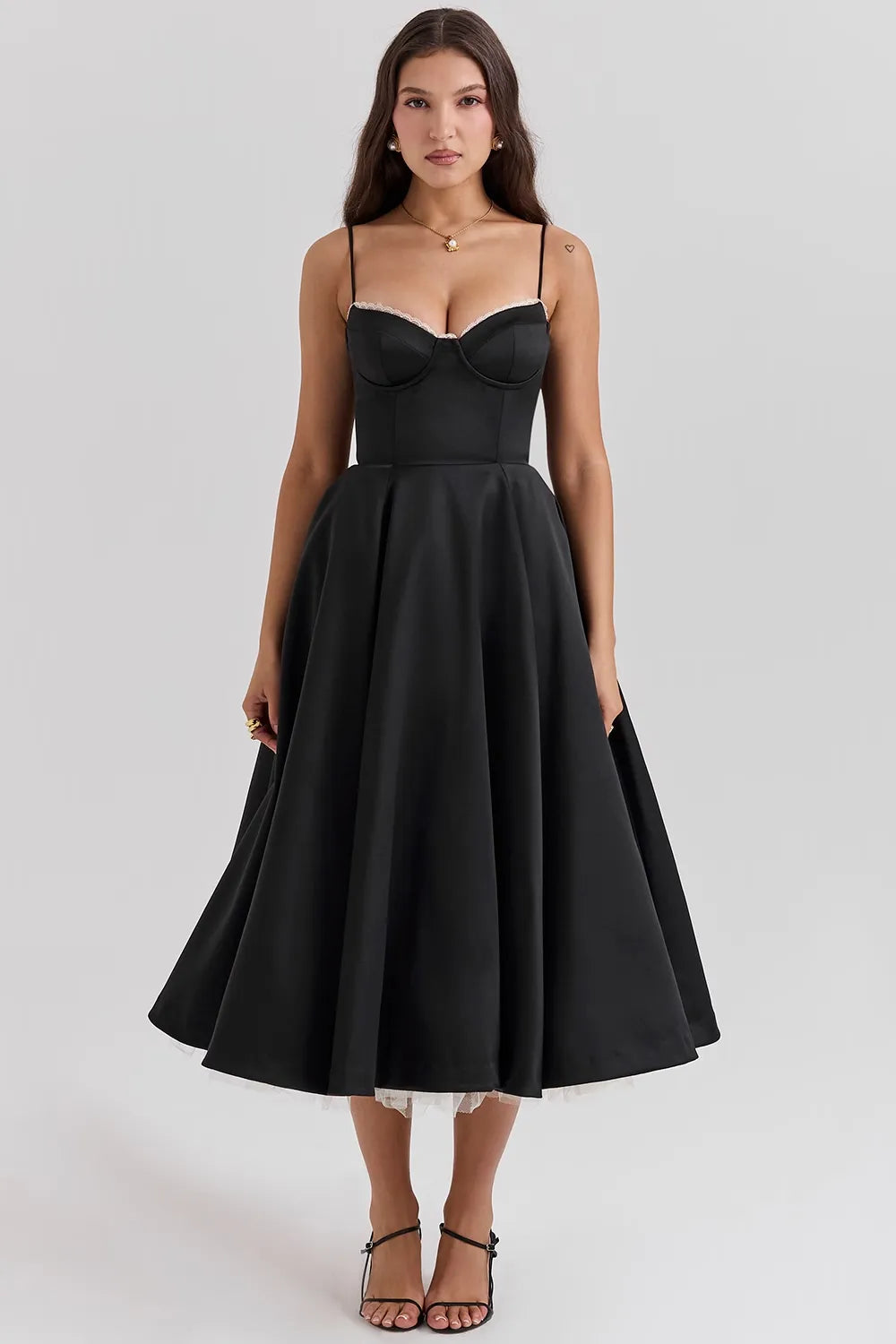 Robe midi élégante | Pour les soirées raffinées