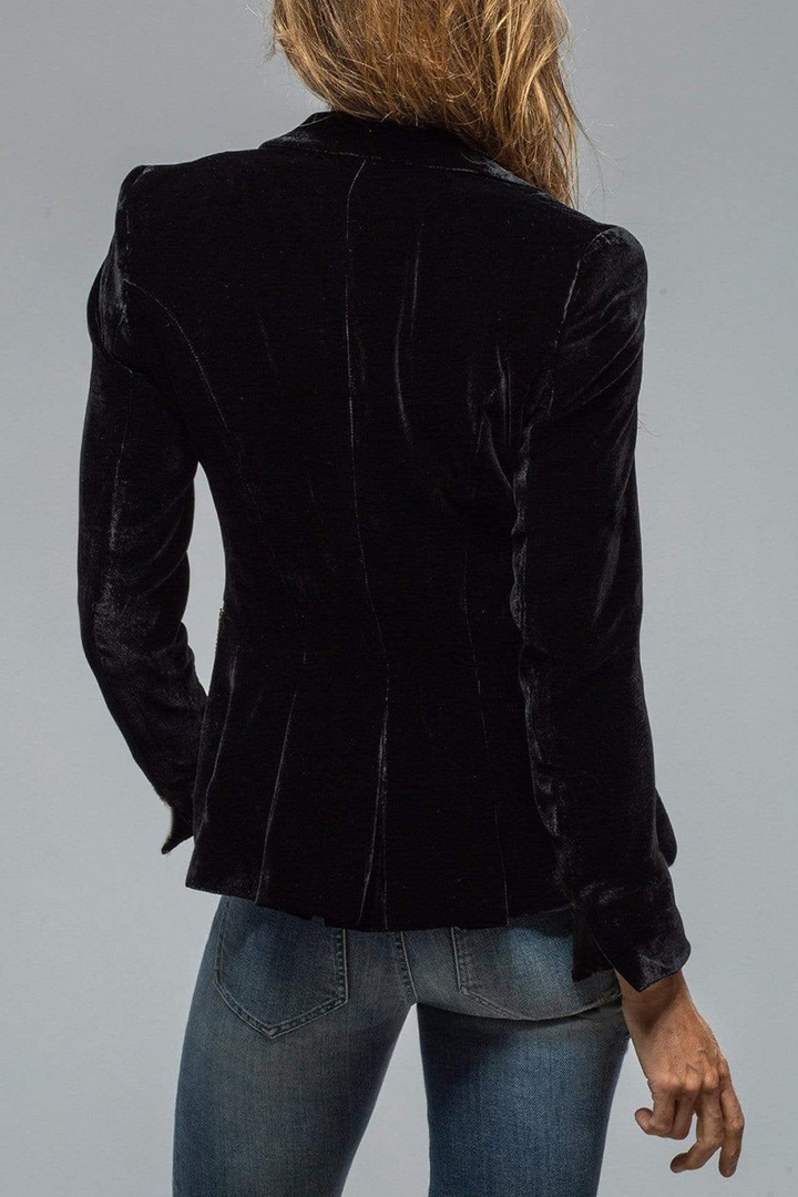 Blazer cintré à col cranté | Élégance rétro chic