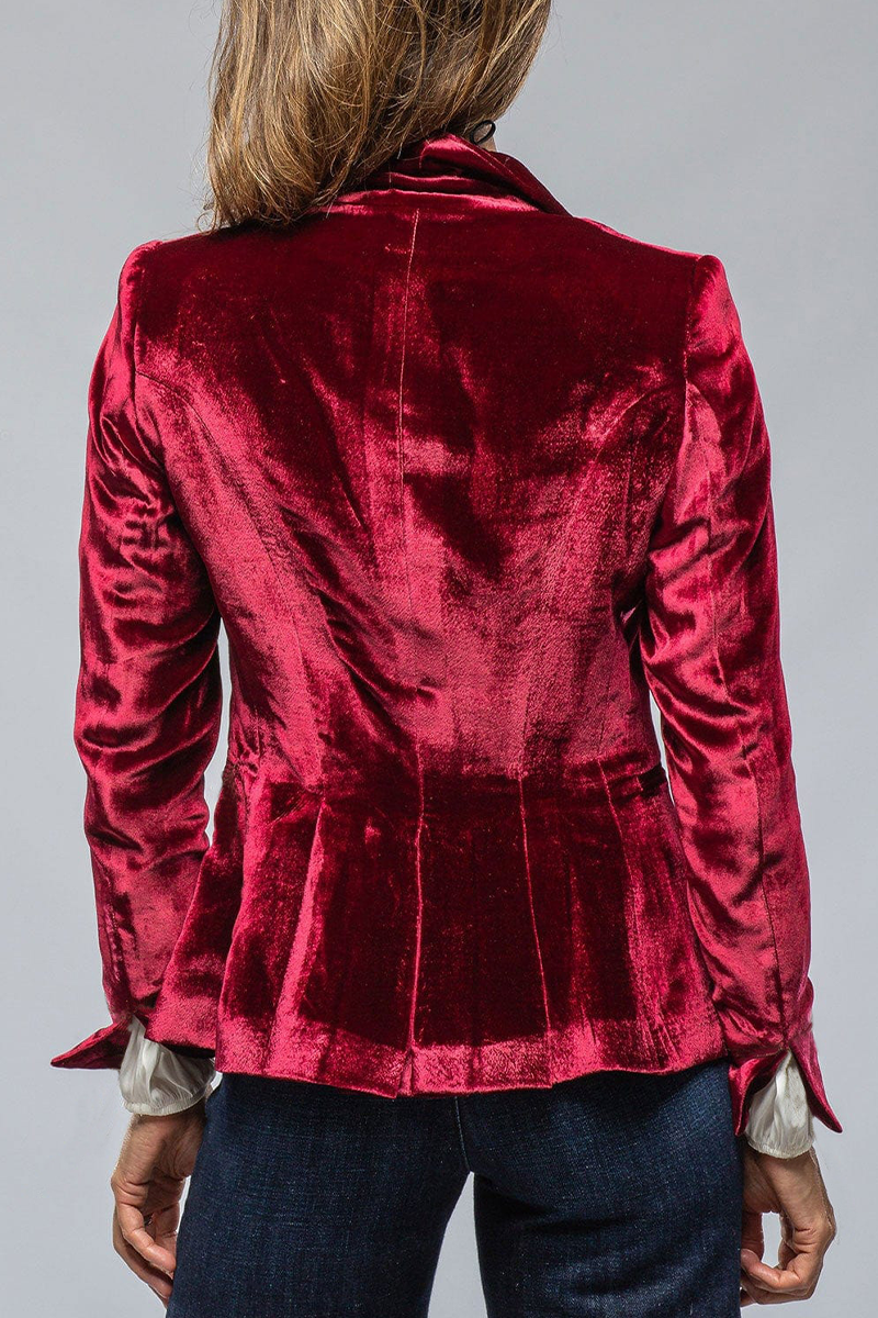 Blazer cintré à col cranté | Élégance rétro chic