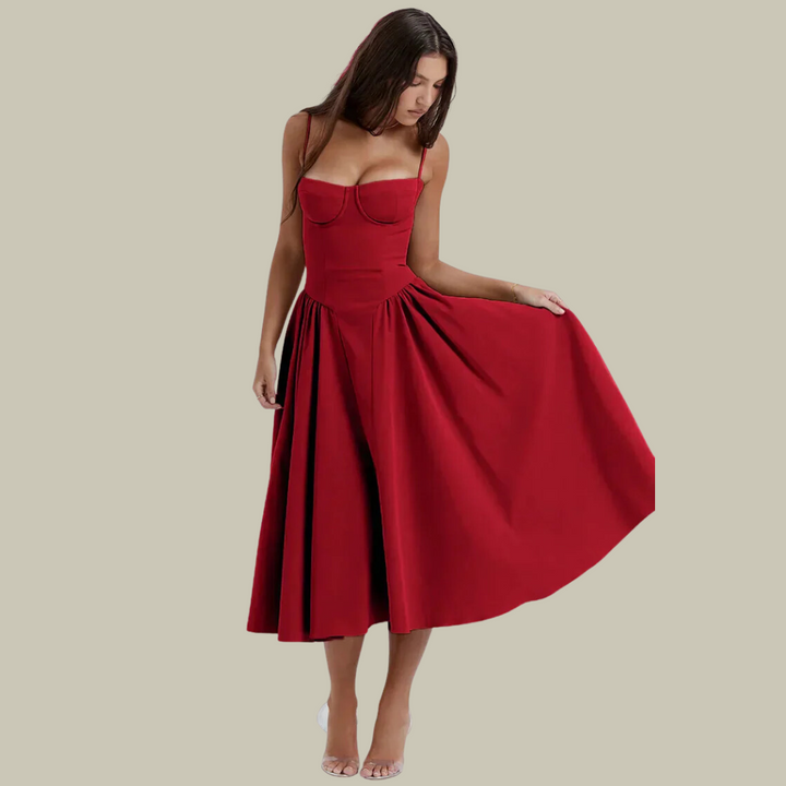 Robe corset sans manches | Élégance féminine et allure chic parfaite pour soirées et occasions spéciales