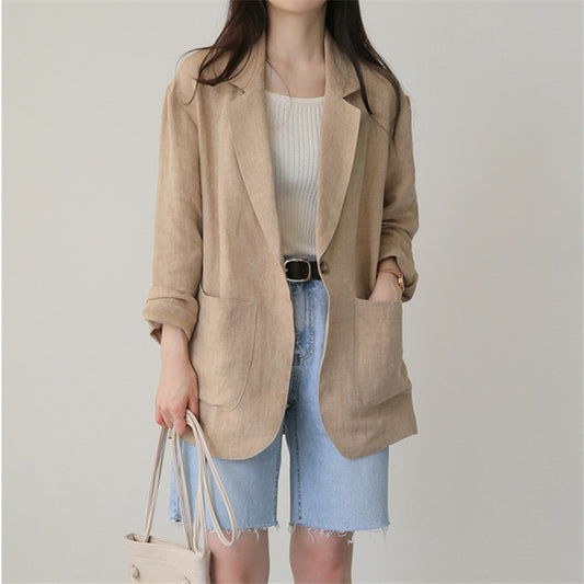 Blazer Décontracté Léger à Coupe Oversize | Style Sans Effort pour les Journées de Printemps