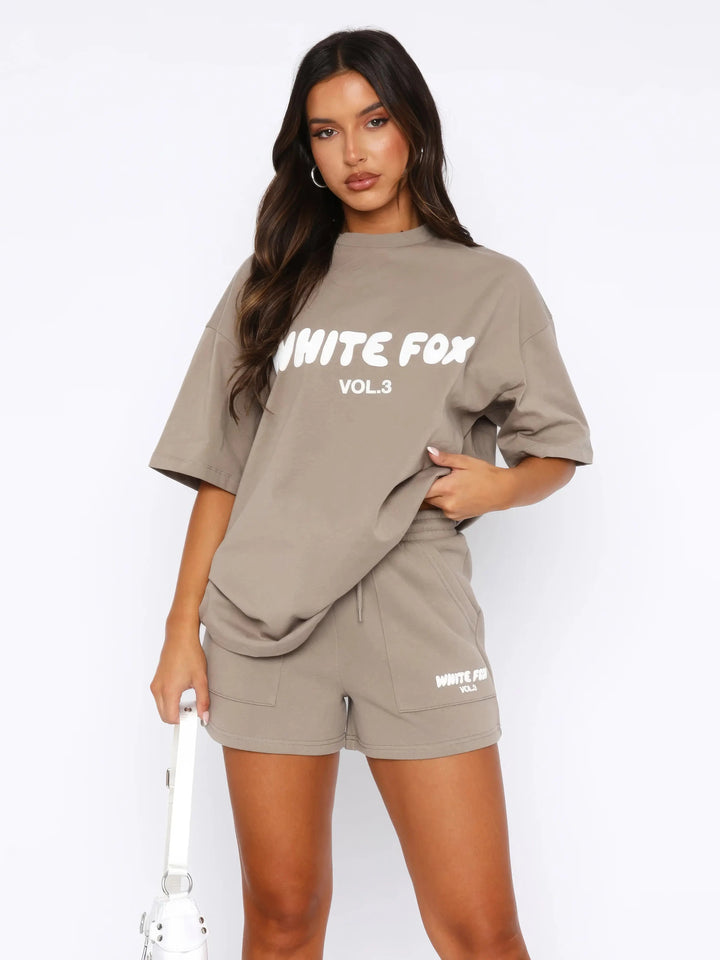 Ensemble t-shirt et short décontracté | Confort quotidien stylé