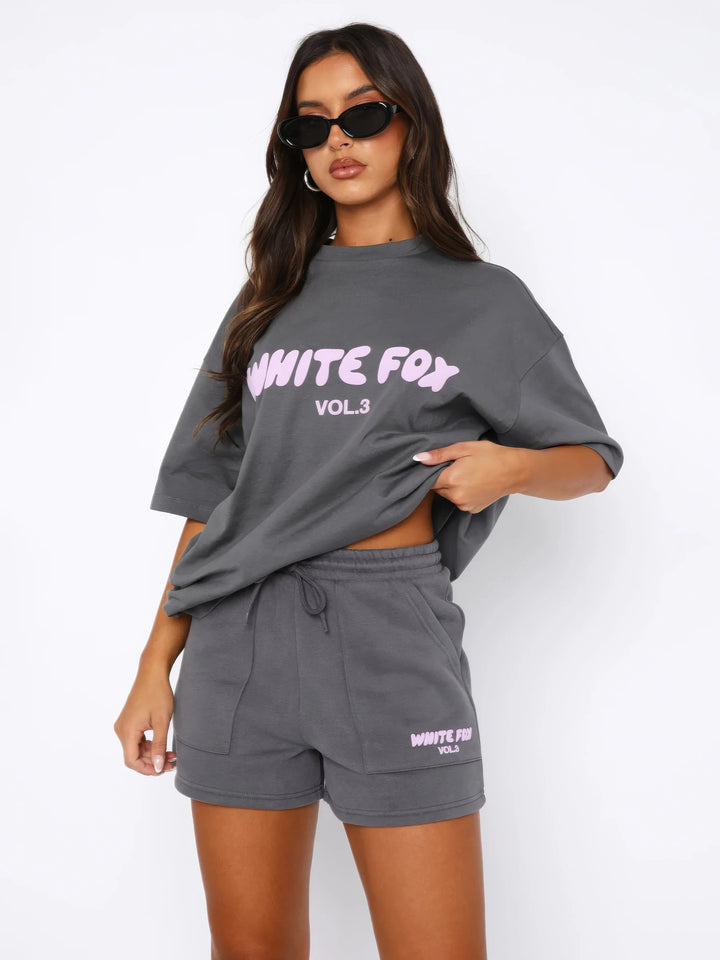 Ensemble t-shirt et short décontracté | Confort quotidien stylé