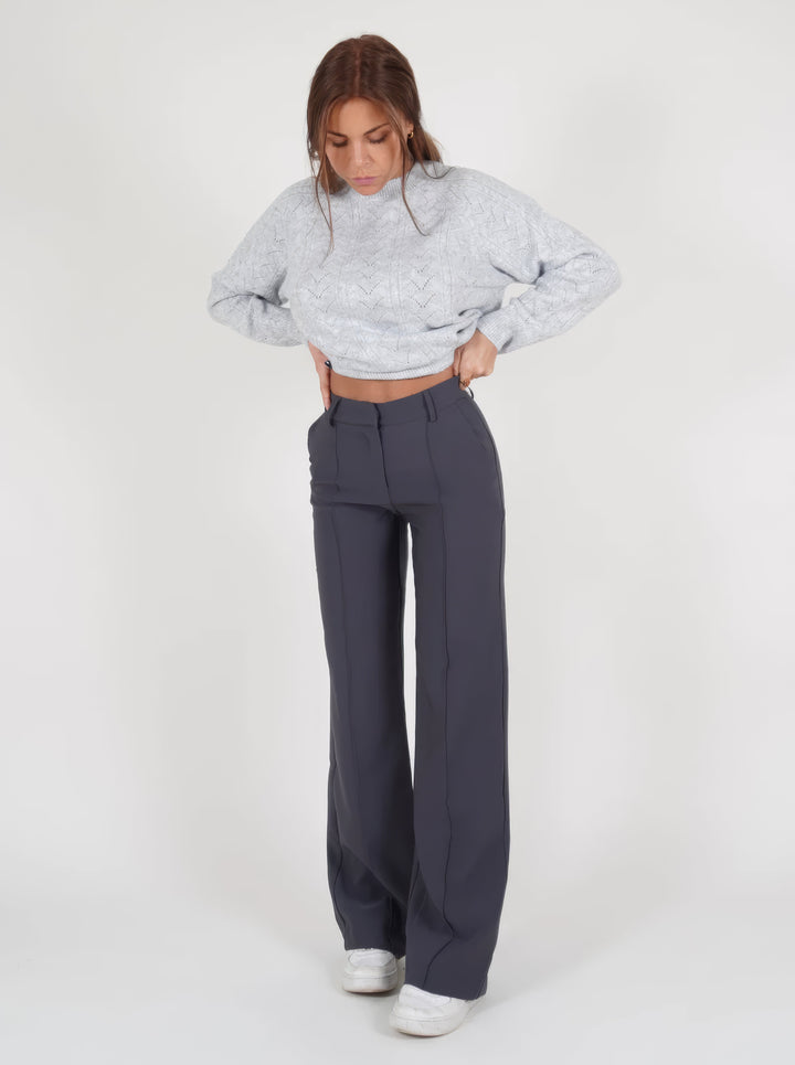 Pantalon taille haute | Élégance quotidienne