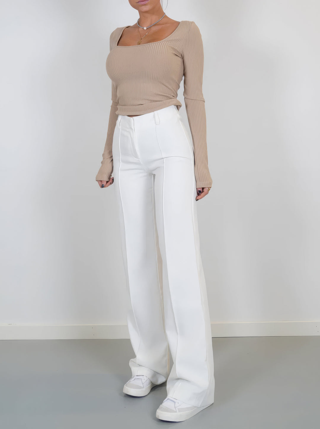 Pantalon taille haute | Élégance quotidienne