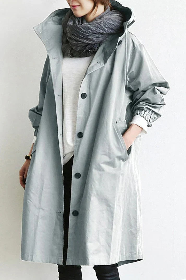 Manteau imperméable à capuche | Protection stylée par temps de pluie