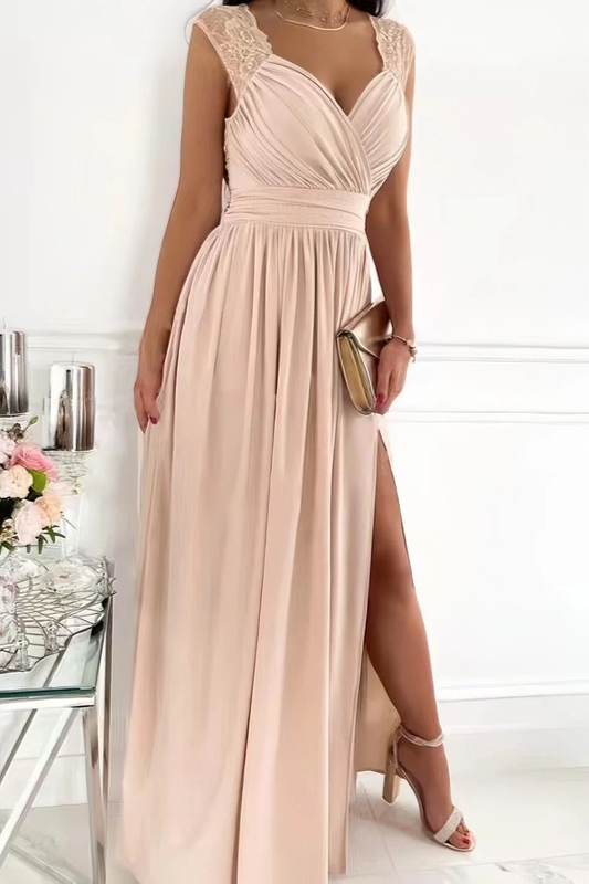 Robe longue élégante sans manches | Idéale pour les occasions spéciales