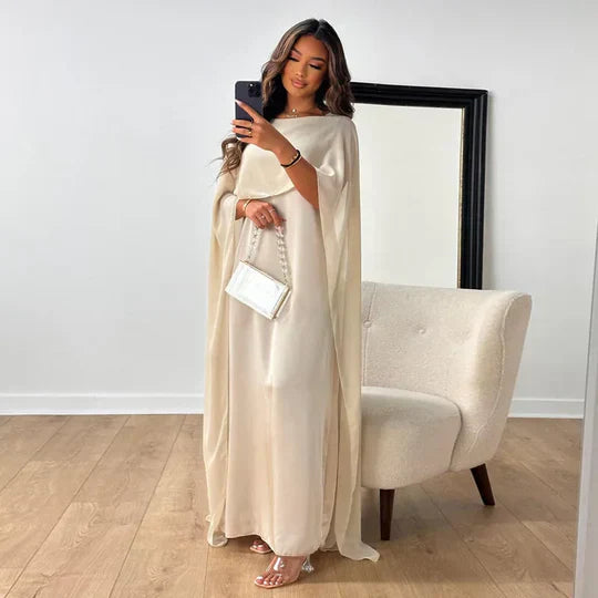 Robe longue fluide | Élégance intemporelle pour occasions spéciales