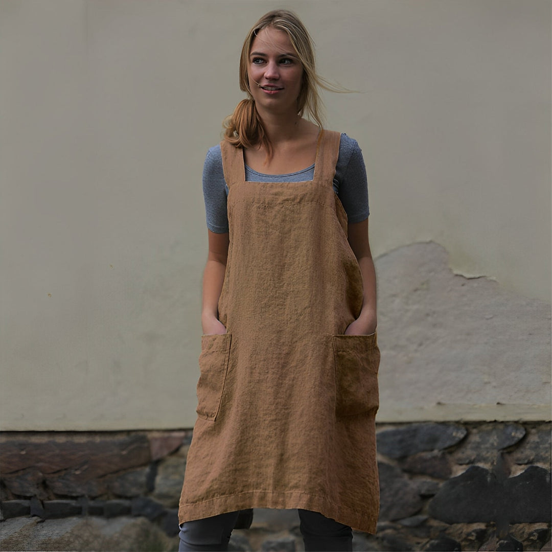 Robe tablier décontractée | Parfaite pour tous les jours