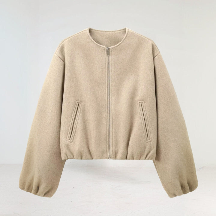Veste courte zippée | Élégance de mi-saison