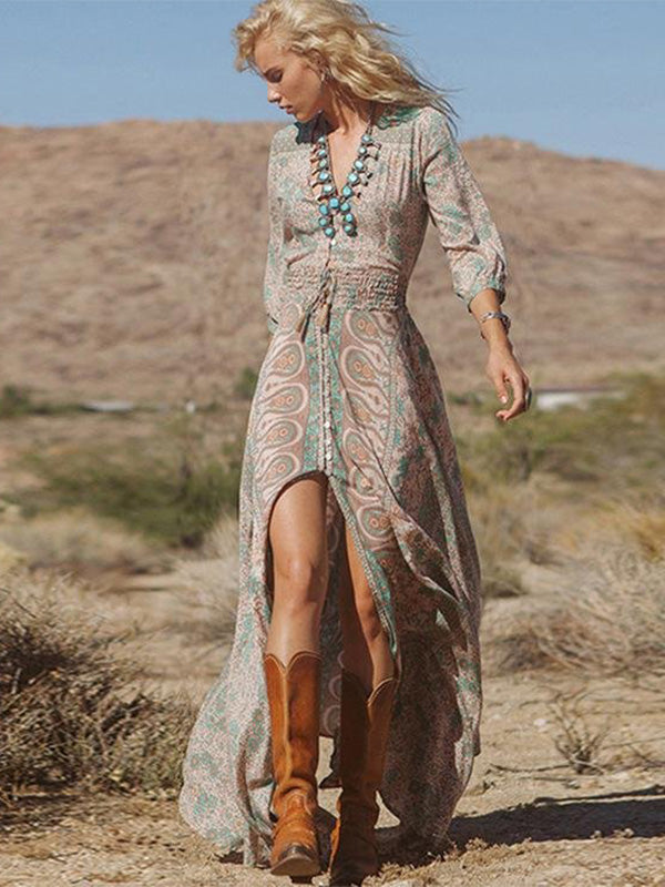 Robe longue bohème | Élégance légère pour les journées d’été