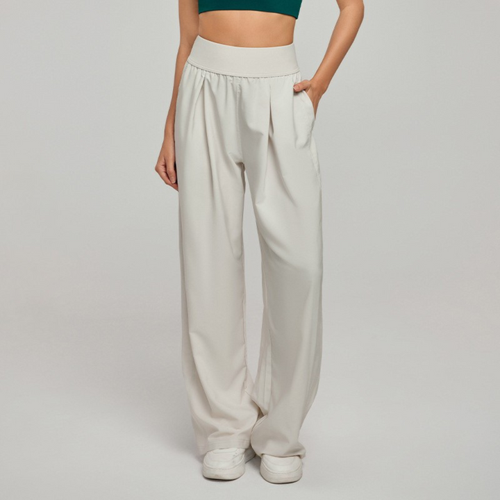 Pantalon Taille Haute à Coupe Ample | Confort Stylé au Quotidien